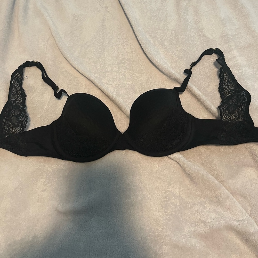 ThirdLove black bra with lace detail straps - 30D